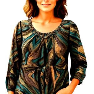 Jack Dylan 14 Grey Women's Long  Sleeve Maxi BOHO Dress Miss Size Large L